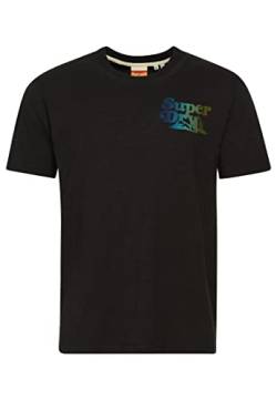 Superdry Herren Camiseta estampada Businesshemd, schwarz, S von Superdry