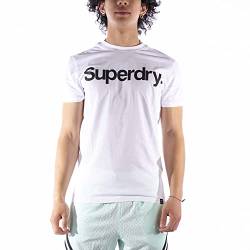 Superdry Herren Cl Ns Tee 185 M1011336A, Weiß (Optic), XL von Superdry