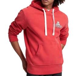 Superdry Herren Collegiate Hoodie Rebellenrot XXL von Superdry