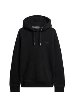 Superdry Herren Essential Logo Hoodie Sweatshirt, Schwarz, M von Superdry