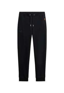 Superdry Herren Essential Logo Joggers Hose, Schwarz, XL von Superdry