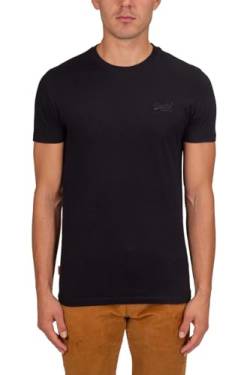 Superdry Herren Essential T-Shirt aus Bio-Baumwolle mit Logo Schwarz XXXL von Superdry