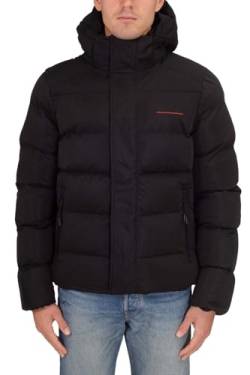 Superdry Herren Gesteppte Jacke, schwarz, XL von Superdry