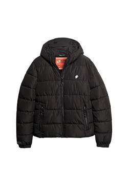 Superdry Herren Gesteppte Jacke, schwarz, XXXL von Superdry