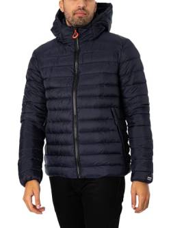 Superdry Herren Hooded Fuji Sport Padded JKT Anorak, Eklipse Navy, Large von Superdry