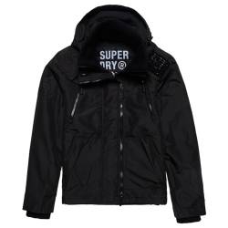 Superdry Herren Mountain Windcheater Jacke, schwarz, Large von Superdry