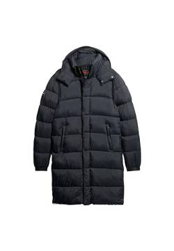 Superdry Herren Ripstop Longline Puffer Jacket Jacke, Eclipse Navy Grid, Large von Superdry