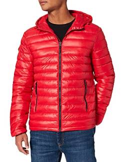 Superdry Herren Shine Hooded Fuji Jacken,Rouge Rot,S von Superdry