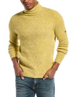 Superdry Herren Studios Chunky ROLL Neck Pullover Sweater, Golden Green Marl, XXL von Superdry