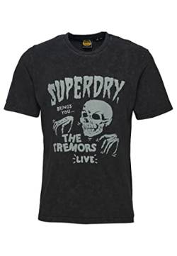 Superdry Herren Vintage LO-FI Flyer Tee Businesshemd, Mid Backstage Black, L von Superdry