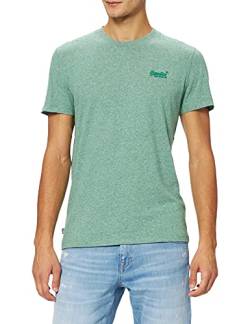 Superdry Herren Vintage Logo Emb Tee T-Shirt, Bright Green Grit, 3XL von Superdry