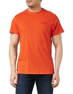 Superdry Herren Vintage Logo Emb Tee T-Shirt, Bright Orange Marl, M von Superdry