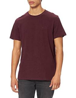 Superdry Herren Vintage Logo Emb Tee T-Shirt, Deepest Burgundy Grit, XXL von Superdry