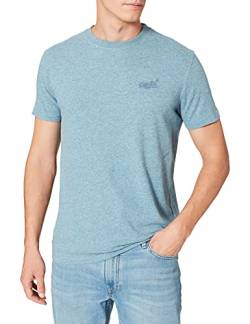 Superdry Herren Vintage Logo Emb Tee T-Shirt, Desert Sky Blue Grit, S von Superdry