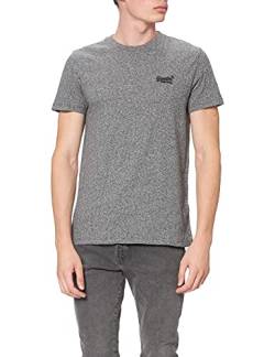 Superdry Herren Vintage Logo Emb Tee T-Shirt, Karst Black Mega Grit, S von Superdry