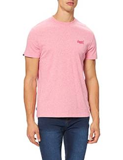 Superdry Herren Vintage Logo Emb Tee T-Shirt, Mid Pink Grit, M von Superdry