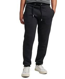 Superdry Herren Vintage Logo Jogginghose aus Bio-Baumwolle mit Stickerei Schwarz XL von Superdry