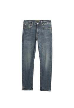 Superdry Herren Vintage Slim Jeans Anzughose, Mercer Mid Blue, 32W x 32L von Superdry