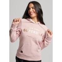 Superdry Kapuzensweatshirt SU-LUXE METALLIC LOGO HOODIE von Superdry