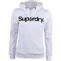 Superdry Kapuzensweatshirt Superdry Damen Hoodie Hoodie mit schwarzem Logoschriftzug von Superdry