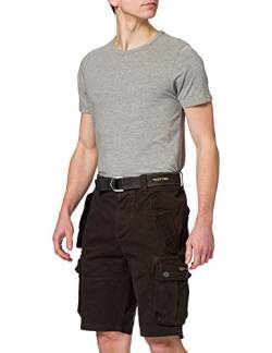 Superdry Mens CORE Heavy Cargo Shorts, Bitter Black, 28 von Superdry