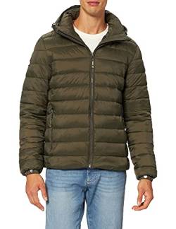 Superdry Mens Classic Fuji Puffer Jacket, Dark Moss, L von Superdry