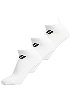Superdry Mens Coolmax Ankle Sock 1U-Sports Sundries, White Multipack, M von Superdry