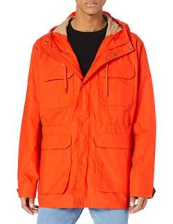 Superdry Mens Mountain Parka Jacket, Bold Orange, L von Superdry