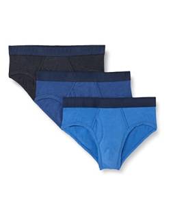 Superdry Mens Multi Triple Pack Briefs, Navy/Bright Blue/Mazarine, X-Large von Superdry