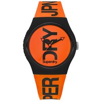 Superdry Quarzuhr, Herren Analog Quarz Uhr mit Silikon Armband SYG189OB von Superdry