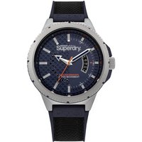 Superdry Quarzuhr, Herren Analog Quarz Uhr mit Stoff Armband SYG245UB von Superdry