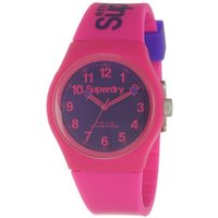 Superdry Quarzuhr, Superdry Herrenuhr Analog Quarz mit Silikonarmband SYG164PV von Superdry