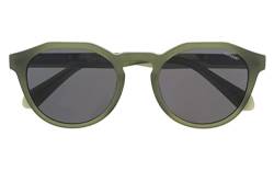 Superdry SDS 5012 Unisex Sunglasses 107 Green Crystal/Solid Smoke von Superdry
