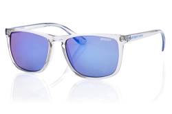 Superdry SDS SHOCKWAVE Sonnenbrille 153 Crystal Blue/Blue Mirror, Kristallblau/blauer Spiegel, Einheitsgröße von Superdry