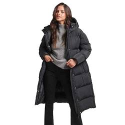 Superdry Studios Hooded Longline Puffer Duvet Winterjacke Damen - 42 von Superdry