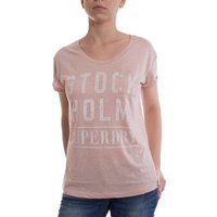 Superdry T-Shirt Superdry T-Shirt Women NORDIC GRAPHIC TEE Nordic Pink von Superdry