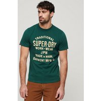 Superdry T-Shirt WORKWEAR FLOCK GRAPHIC T SHIRT von Superdry