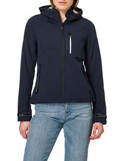 Superdry Womens Arctic Soft Shell Jacket, Eclipse Navy, XS von Superdry