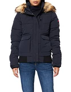 Superdry Womens Everest Bomber Jacket, Nordic Chrome Navy, M von Superdry