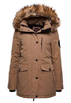 Superdry Womens Everest Parka Jacket, Natural Tan, 36 EU(Herstellergröße:8) von Superdry