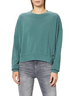 Superdry Womens Flex Batwing Crew Sweatshirt, Silver Pine, Medium von Superdry