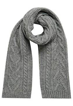 Superdry Womens LANNAH Cable Fashion Scarf, Grey Marl, OS von Superdry