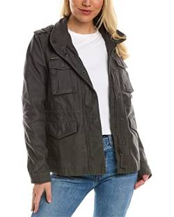 Superdry Womens M65 Jacket Jacke, Vintage Black, S von Superdry