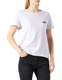 Superdry Womens ORANGE Label Tshirt NS T-Shirt, Ice Marl, XS (Herstellergröße:8) von Superdry