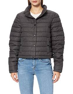 Superdry Womens Studios Boxy Fuji Jacket, Grey Dogstooth, 44 EU (XL) von Superdry