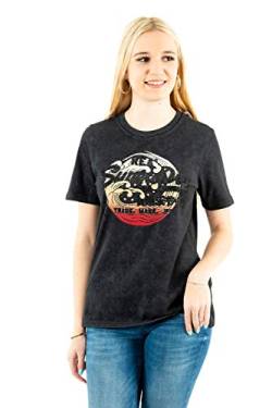 Superdry Womens VL ITAGO Tee T-Shirt, Washed Black, XS von Superdry