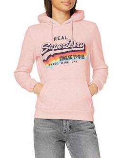 Superdry Womens VL NS Hood Sweater, Shell Pink Marl, S von Superdry