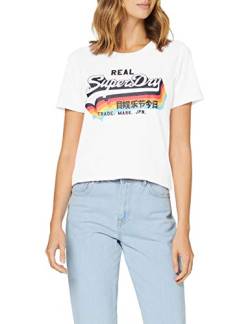 Superdry Womens VL NS Tee T-Shirt, Optic, XS (Herstellergröße:8) von Superdry