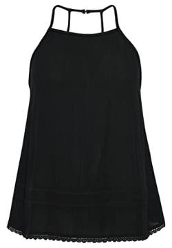 Superdry Womens Vintage Beach TOP Trägershirt/Cami Shirt, Black, M von Superdry