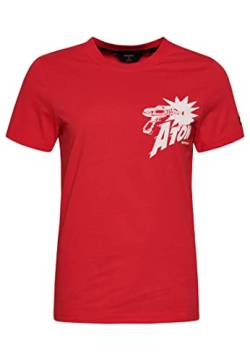 Superdry Womens Vintage Crossing Lines BH Tee T-Shirt, Drop Kick Red 2, M von Superdry